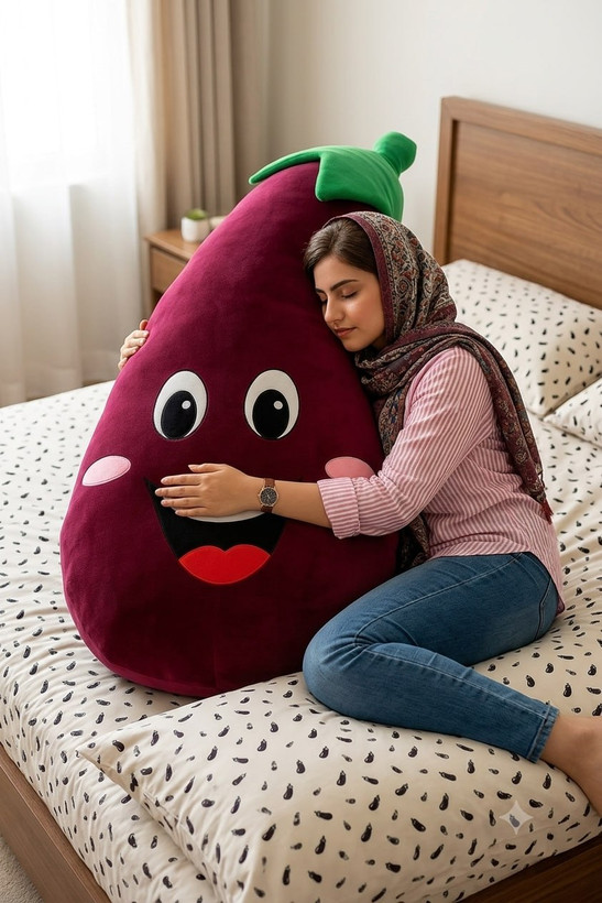 بالشت بغلی بادمجون